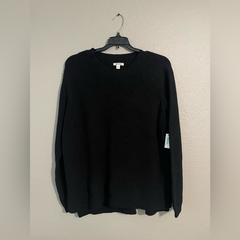 Good threads Men black long sleeve sweater